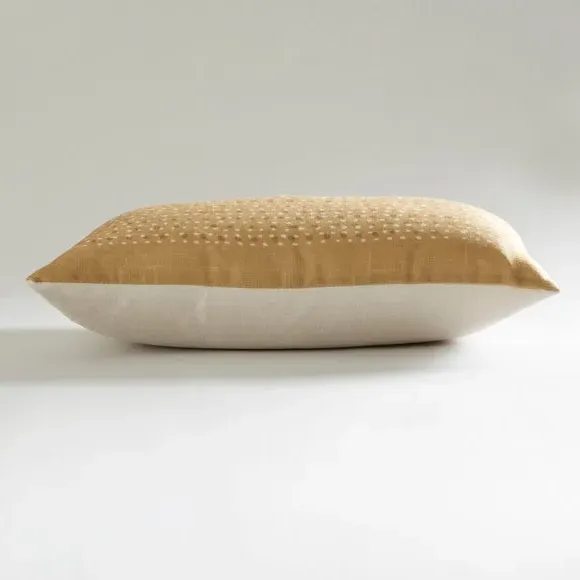 Ditsy Print Cushion - Bronze, Polyester