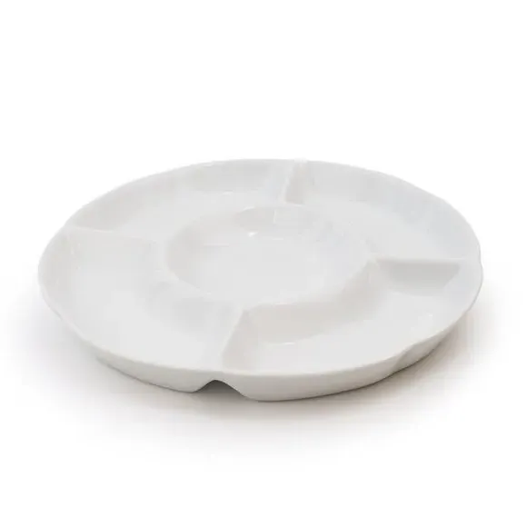 Divided Serving Dish - White, Porcelain image