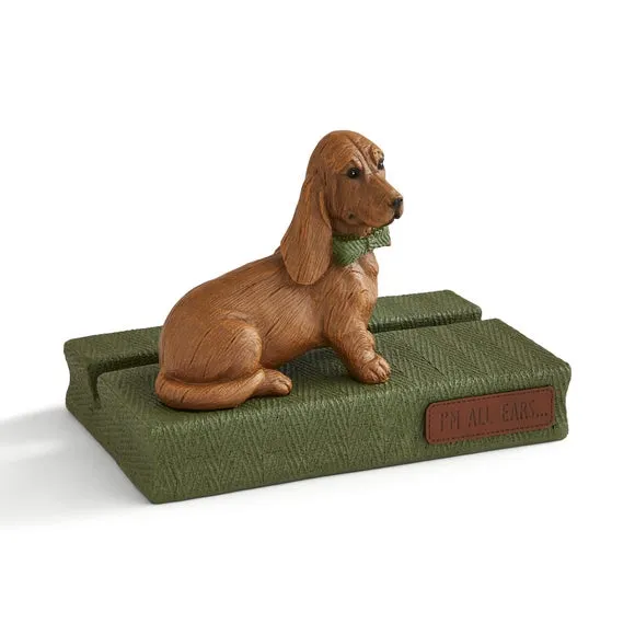 Dog Letter Rack - Brown, Resin
