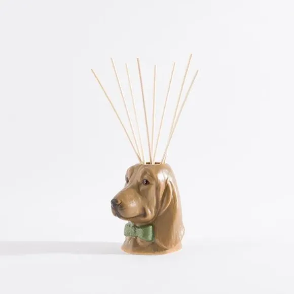 Dog Shaped Reed Diffuser - Brown, Ceramic