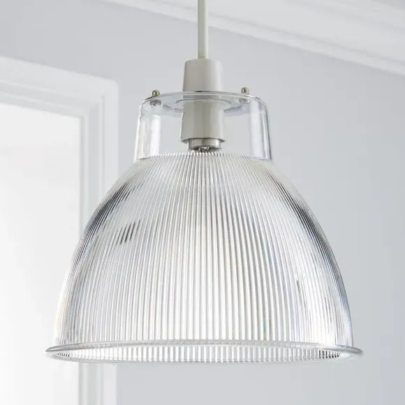 Dome Pendant Shade Easy Fit - Clear, Acrylic