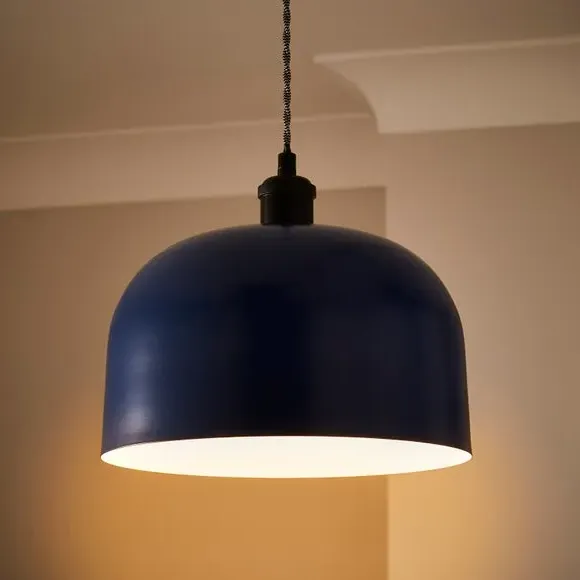 Dome Pendant Shade Easy Fit - Navy