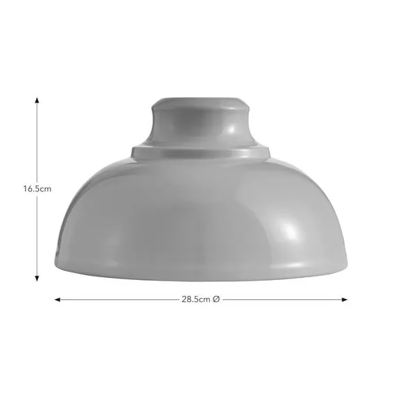 Dome Pendant Shade Easy Fit - Soft Olive, Metal