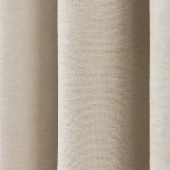 Door Curtain with Blackout Coating - Natural