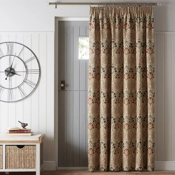 Door Curtain with Pencil Pleat - Jewel