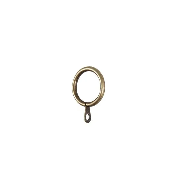 Double Layer Curtain Pole - Antique Brass, Metal