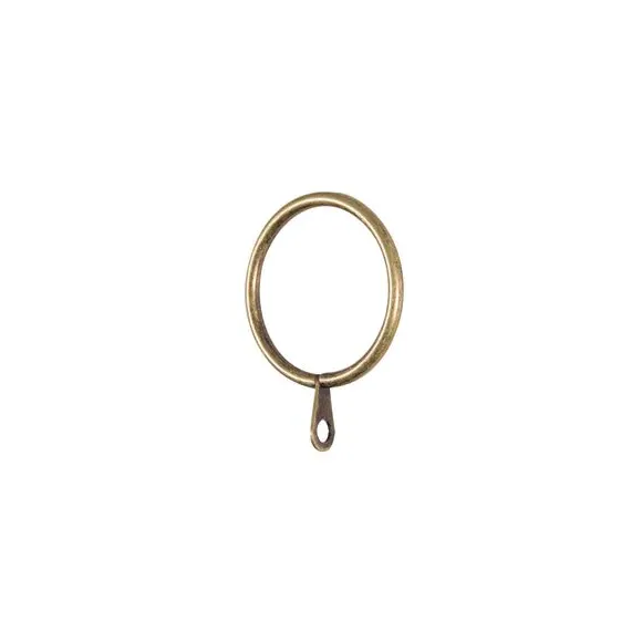 Double Layer Curtain Pole - Antique Brass, Metal