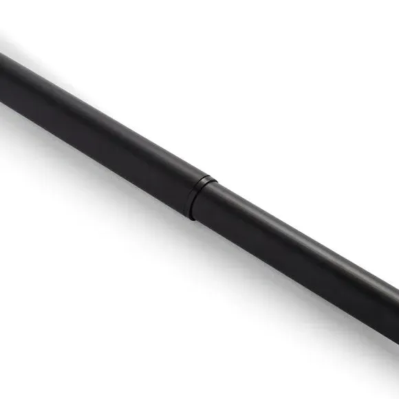 Double Layer Extendable Curtain Pole - Matt Black