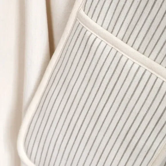 Double Oven Glove Striped - Natural, Cotton