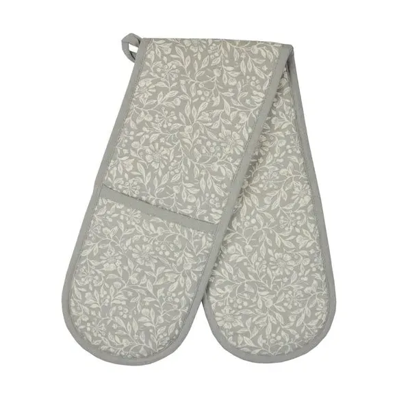 Double Oven Gloves - Green, Recycled Materials image