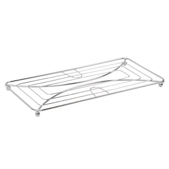 Double Pan Trivet - Silver, Chrome Steel image