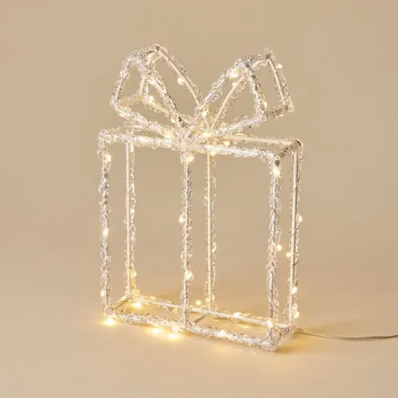 Double Parcel Light Decoration - Warm White, Acrylic