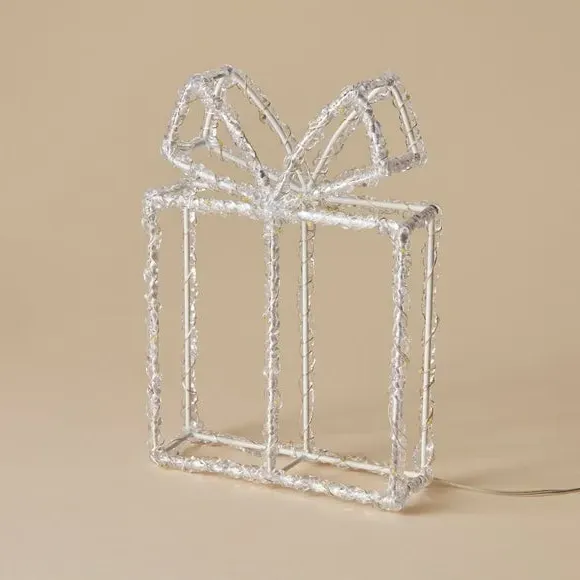 Double Parcel Light Decoration - Warm White, Acrylic