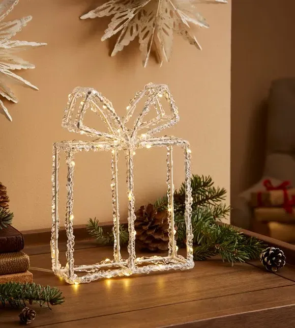 Double Parcel Light Decoration - Warm White, Acrylic image