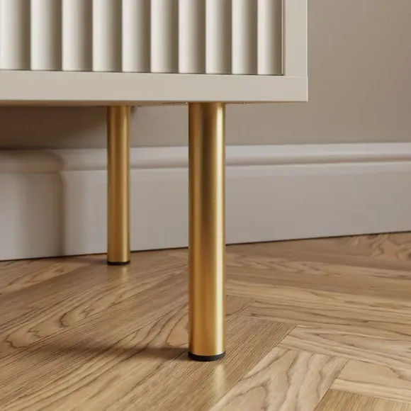 Double Pedestal Desk with Storage - Natural, Wood