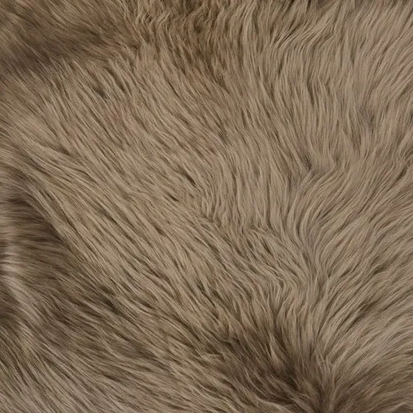 Double Pelt Sheepskin Rug - Mink, Wool
