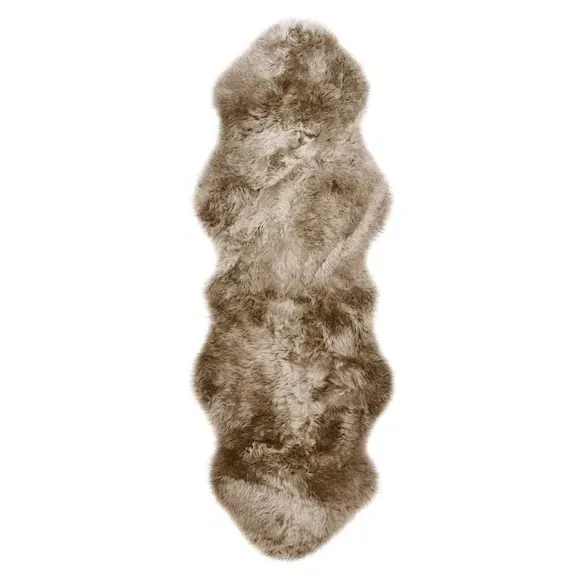 Double Pelt Sheepskin Rug - Mink, Wool