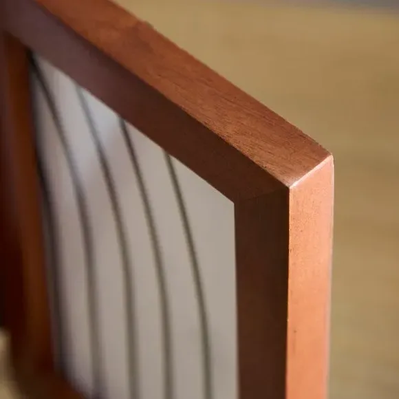 Double Photo Frame Hinged - Brown, Mango Wood