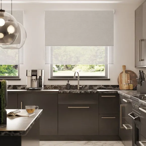 Double Roller Blind with Blackout - Dove