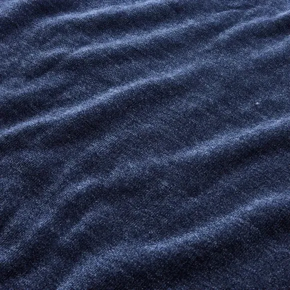 Double-Sided Throw Blanket - Navy, Chenille