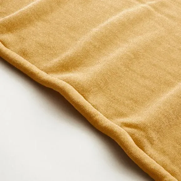 Double-Sided Throw Blanket - Ochre, Chenille