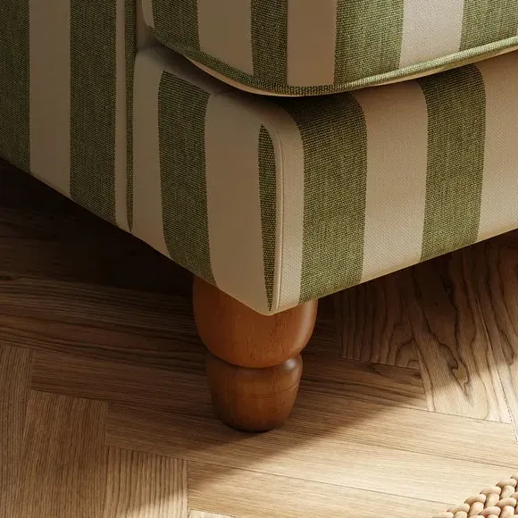 Double Sofa Bed with Storage - Olive, Fabric