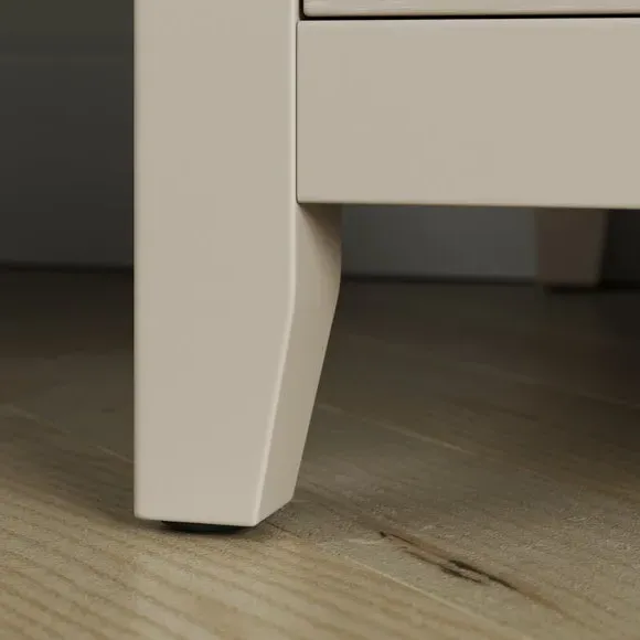 Double Wardrobe with Soft-Close - Warm Grey