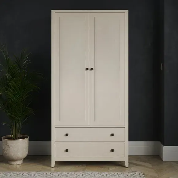 Double Wardrobe with Soft-Close - Warm Grey image