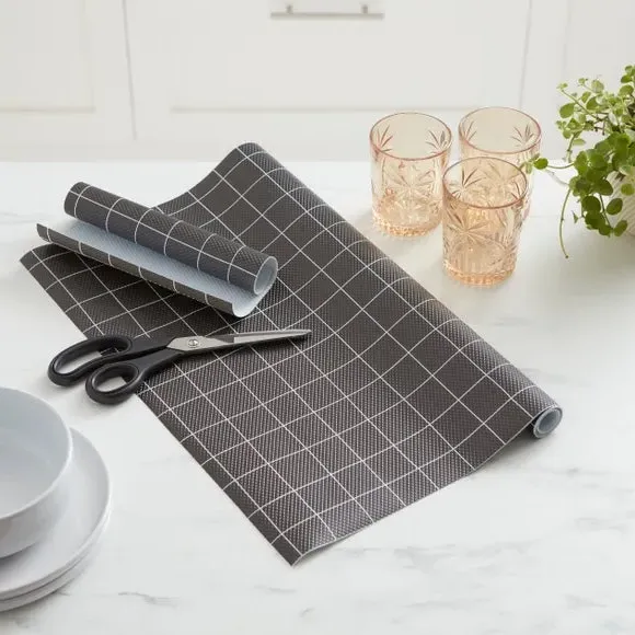 Drawer Lining Mat Non-Slip - Black/White image