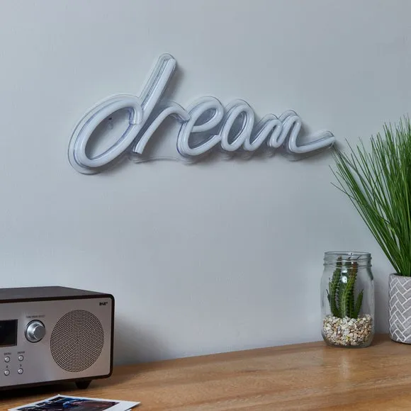 Dream Neon Sign - Blue, LED
