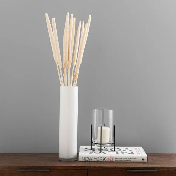Dried Babala Stems Bouquet - Ivory, Natural image