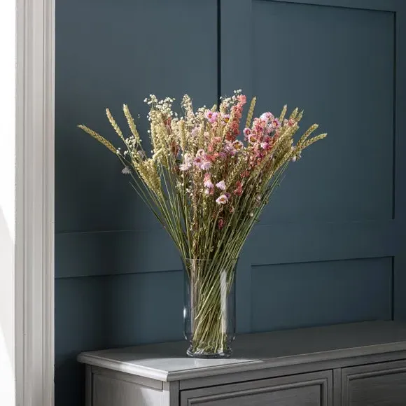 Dried Delphinium Bouquet - Pink