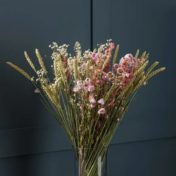 Dried Delphinium Bouquet - Pink