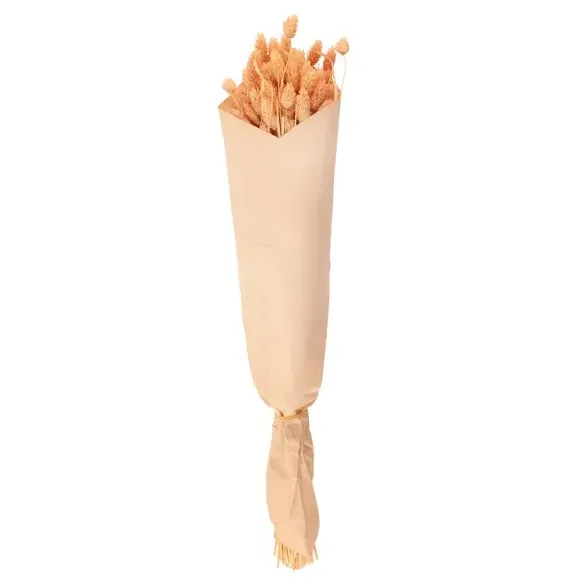 Dried Phalaris Bouquet - Pink