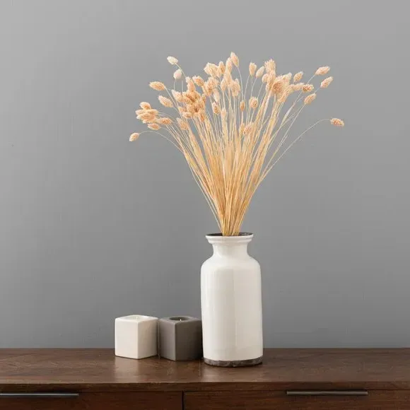 Dried Phalaris Bouquet - Pink