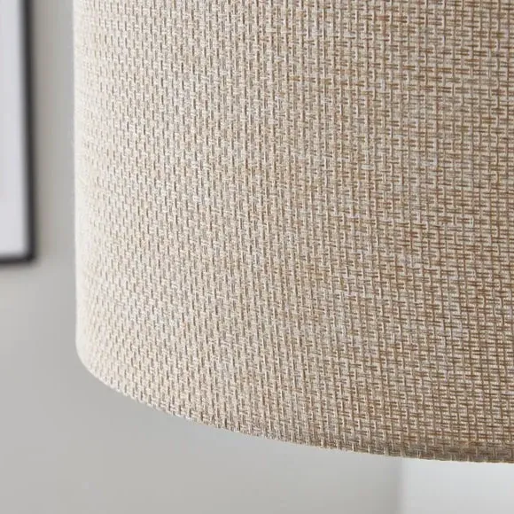 Drum Lamp Shade Easy Fit - Natural, Barkweave