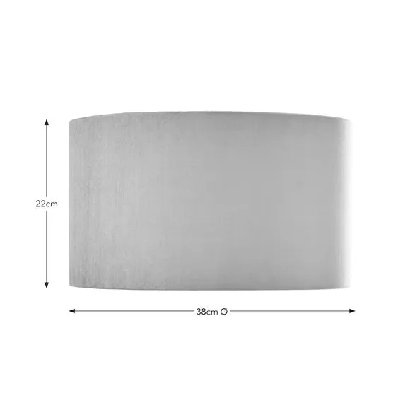 Drum Lamp Shade - Fern, Velvet