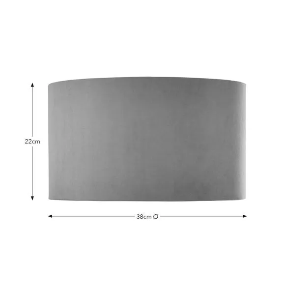 Drum Lamp Shade - Fuchsia, Velvet