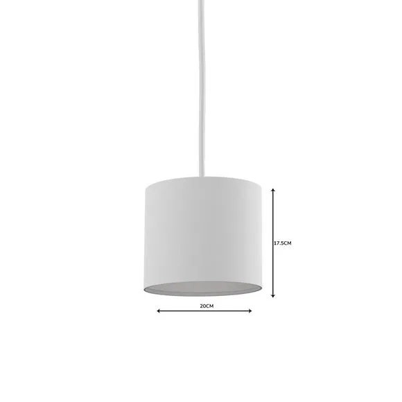 Drum Lamp Shade - Ochre, Polycotton