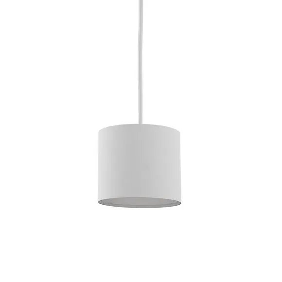 Drum Lamp Shade - White, Polycotton