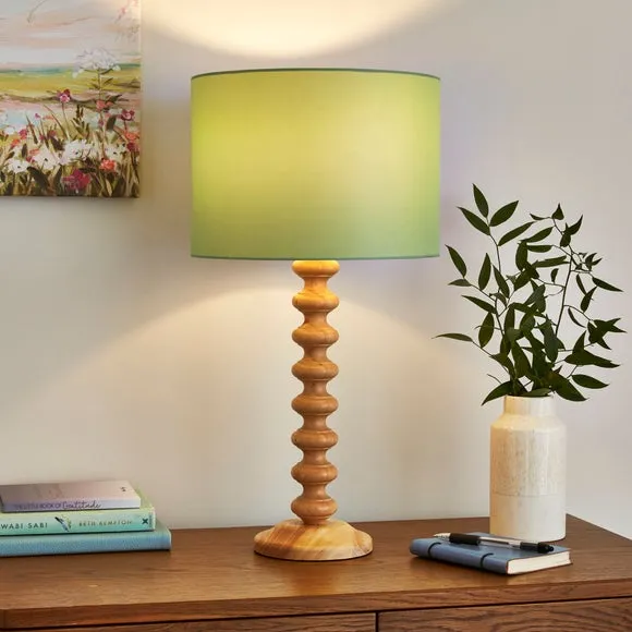 Drum Lamp Shade - Yew, Polycotton