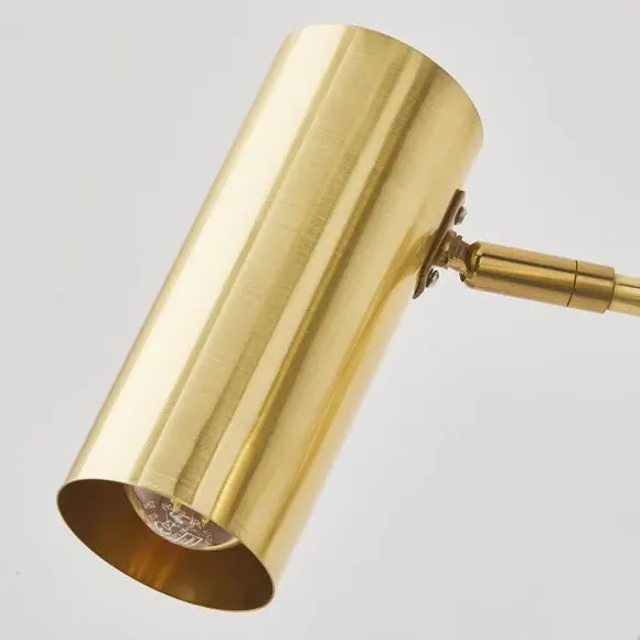 Dual Spotlight Wall Light - Gold