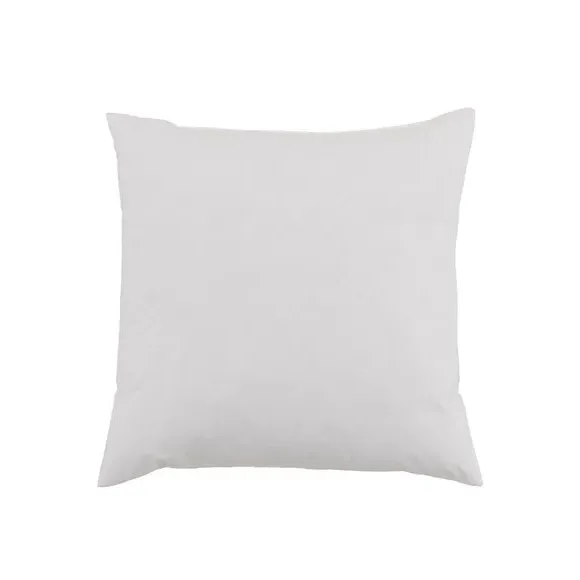 Duck Feather Cushion Pad - White, Cotton