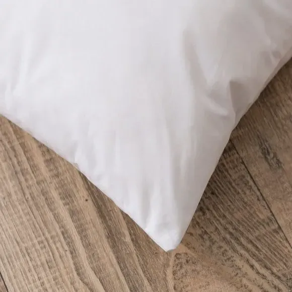 Duck Feather Cushion Pad - White, Cotton