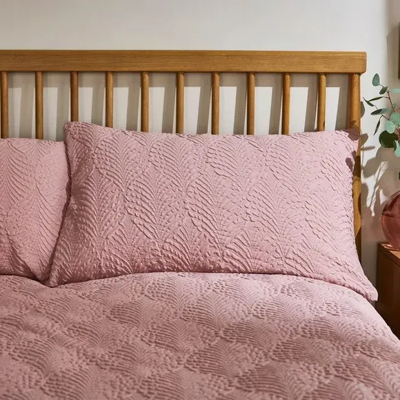 Duvet Cover and Pillowcase Set - Blush, Microfibre