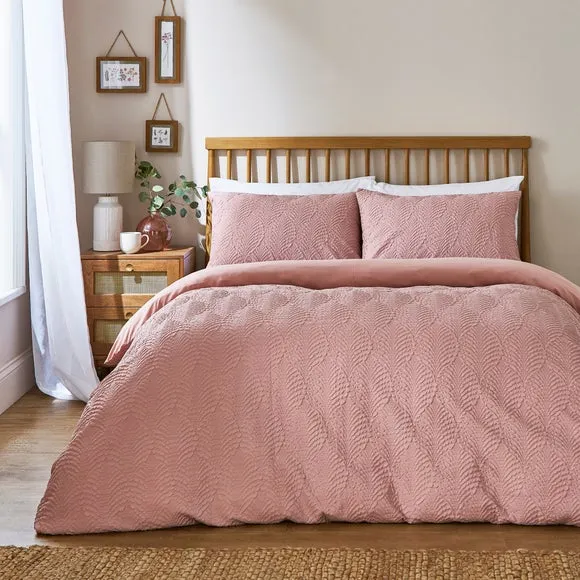Duvet Cover and Pillowcase Set - Blush, Microfibre image