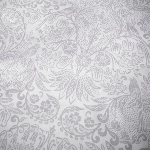 Duvet Cover and Pillowcase Set - Grey, Cotton