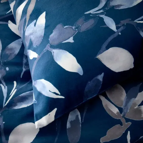 Duvet Cover and Pillowcase Set - Midnight, Velour