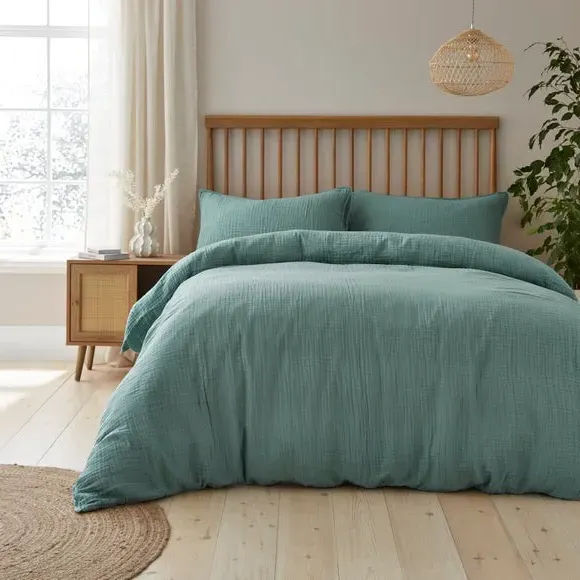 Duvet Cover and Pillowcase Set - Mineral, Cotton