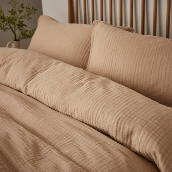 Duvet Cover and Pillowcase Set - Putty, Cotton